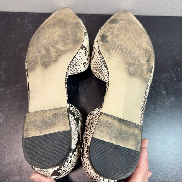 Walking Cradles Raya 9.5W(D) Snake Print Leather Bone/Black - Picture 9 of 10